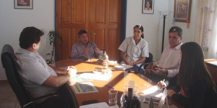 Agulleiro y Vega analizaron problemáticas ambientales de 28 de Julio con el intendente Burgoa
